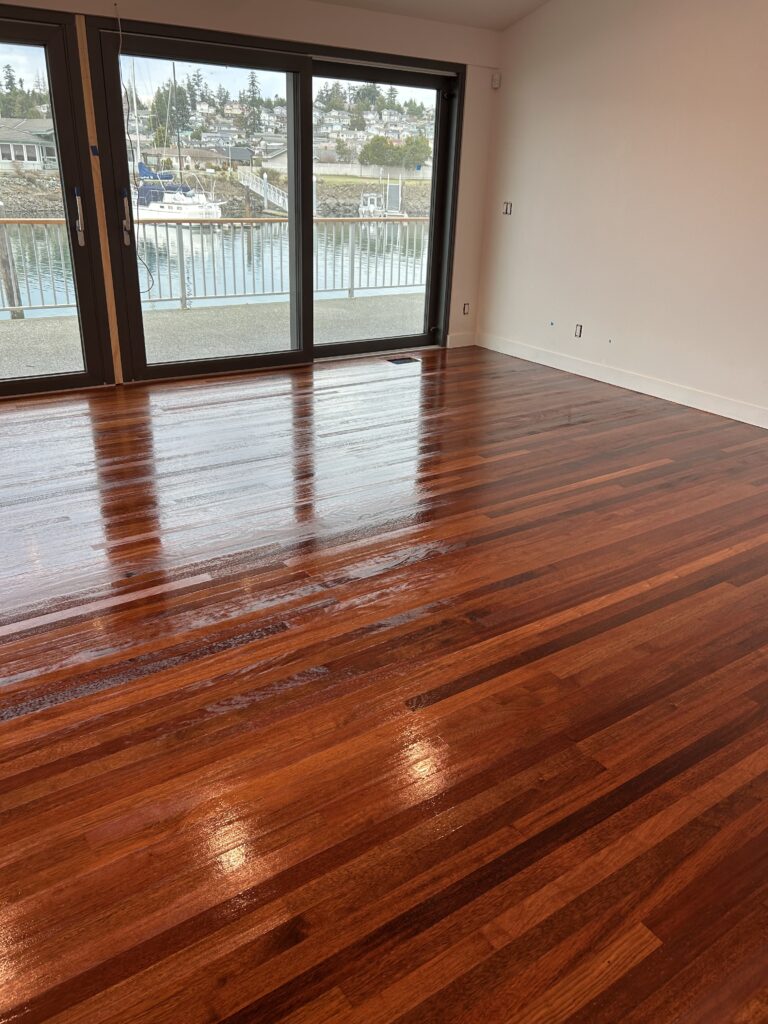 Cedar Refinished floor